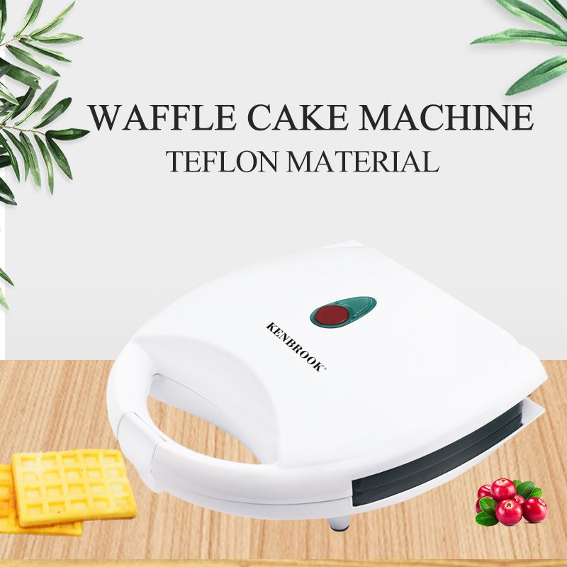 Household fully automatic waffle machine, breakfast machine, double-sided heating portable breakfast machine Specification image