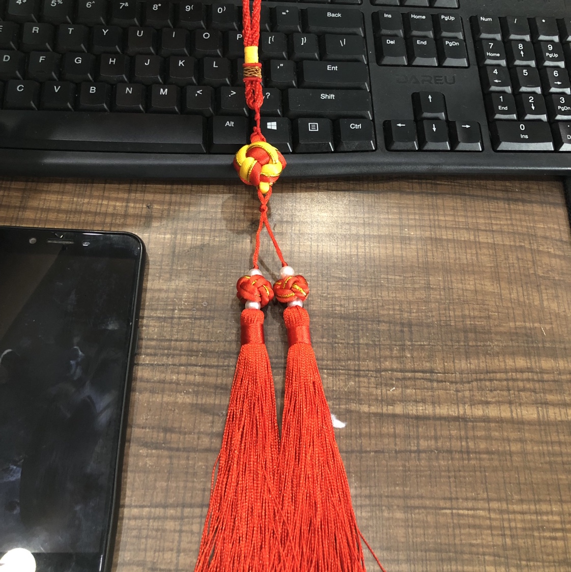 Hand Handle Rope China Knot Lucky Ball Pendant Manufacturers Direct details Picture