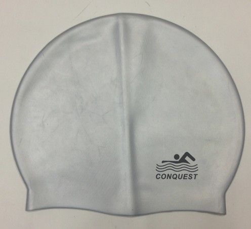 Silicone swimming cap protective cap SC01 swimming cap gray