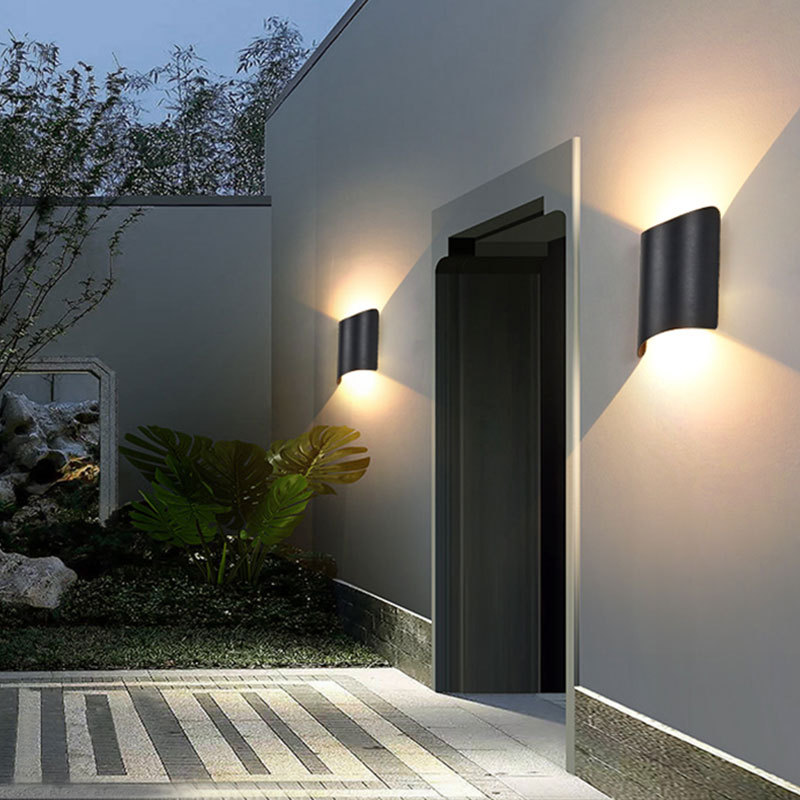 Outdoor wall lamp outdoor LED simple modern outdoor wall lamp waterproof door lamp
