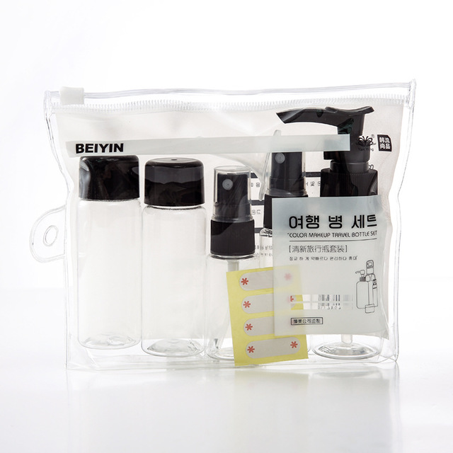 Travel dispenser bottle Lotion bottle Spray bottle Round cap bottle