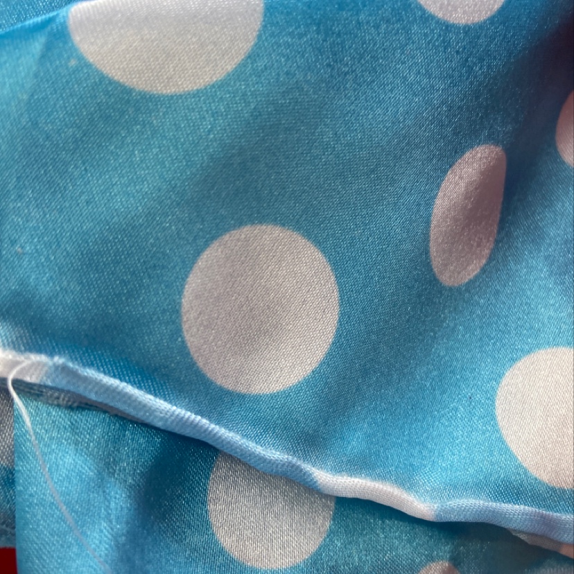 2.8 Polka dot sky blue fabric for clothing, headwear, accessories and handicrafts Specification image