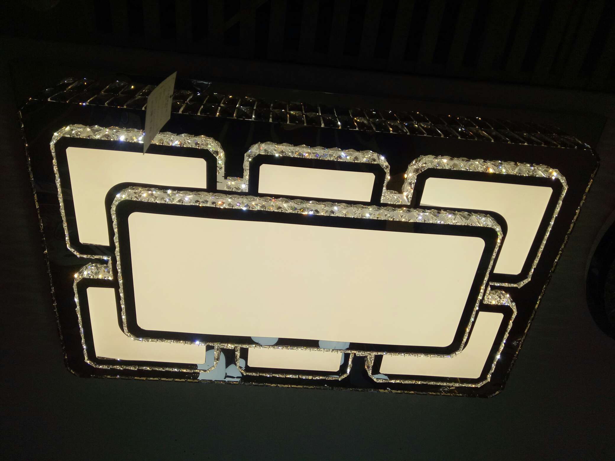 水晶灯客厅卧室灯LED吸顶灯简约现代时尚智能详情1