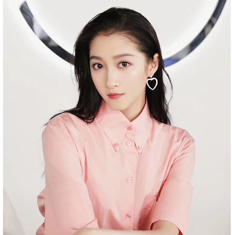 Deli Reba Zhou Fang Ju Jingyi love Ear Studs 2020 new fashion earrings thumbnail