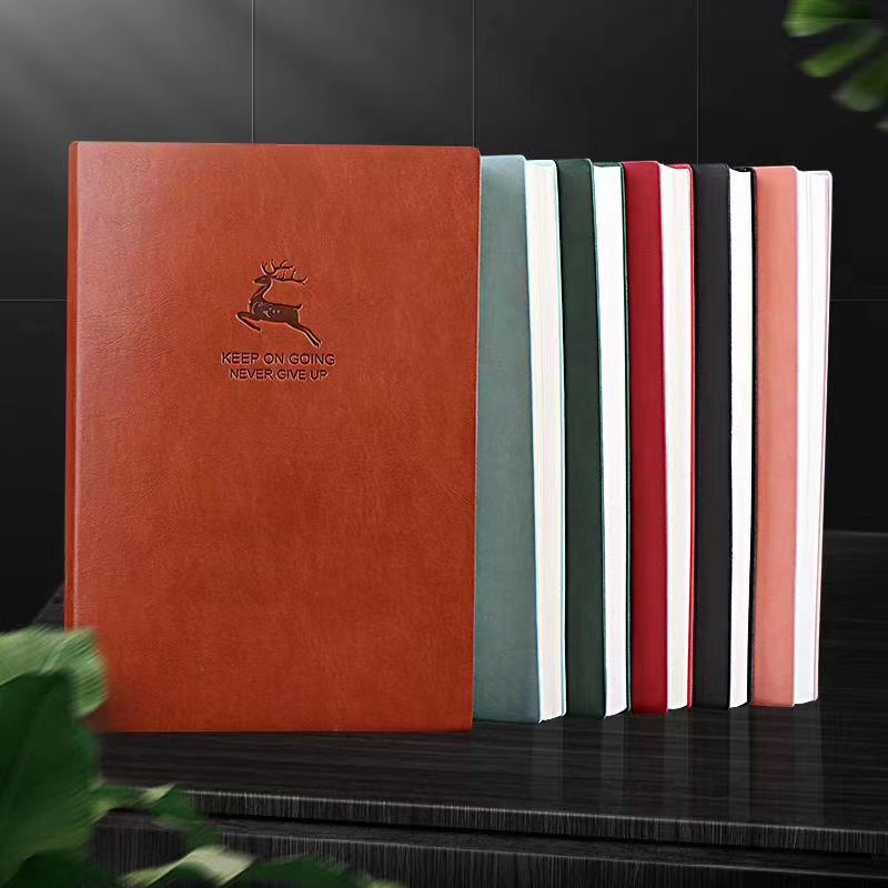 Xin Hong Zhong Simple Leather Book 25-23 Office Notes Gift Gift Writing