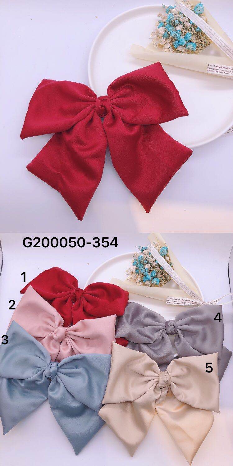 网红纯色大蝴蝶结外出夏季甜美百搭风