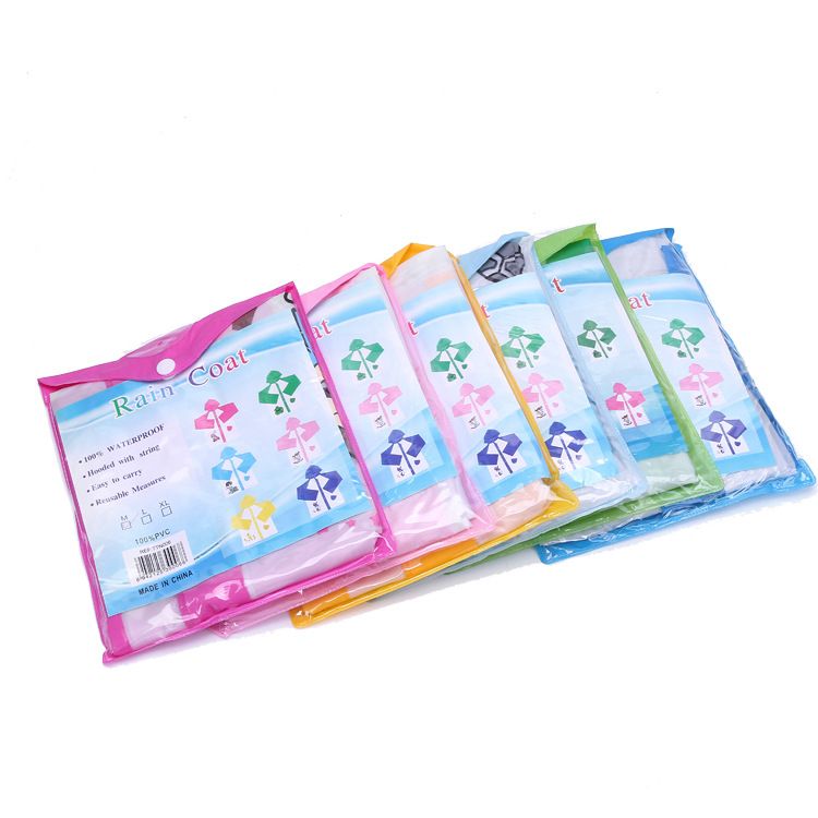 Direct sales of children's non-disposable cartoon PVC raincoats from Yiwu manufacturers detail image 1