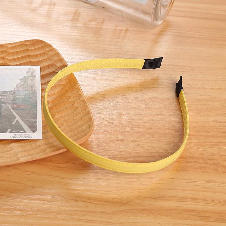 1cm Korean version popular DIY double-sided pressure strip, wire threading, fabric pressing, linen, iron hair band, children's headband accessories undefined