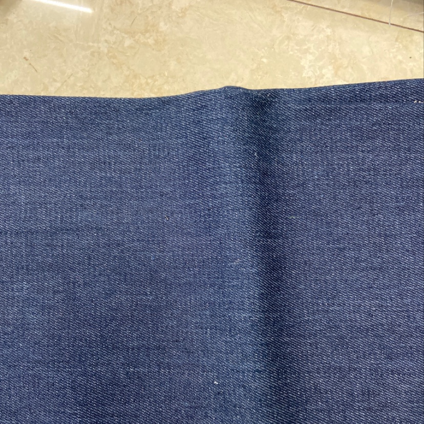 深蓝色10×10全棉牛仔布料服饰工艺品装饰品帽子