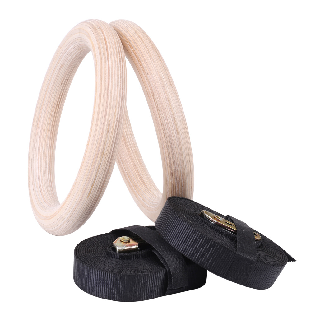 High quality birch lifting ring fitness lifting ring gymnastics lifting ring Sports birch lifting ring beech sports wood