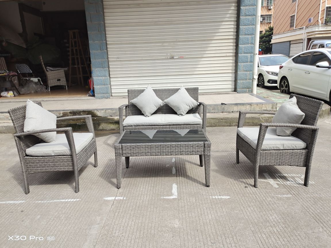 户外家具 沙发套装 仿藤桌椅 休闲用品图