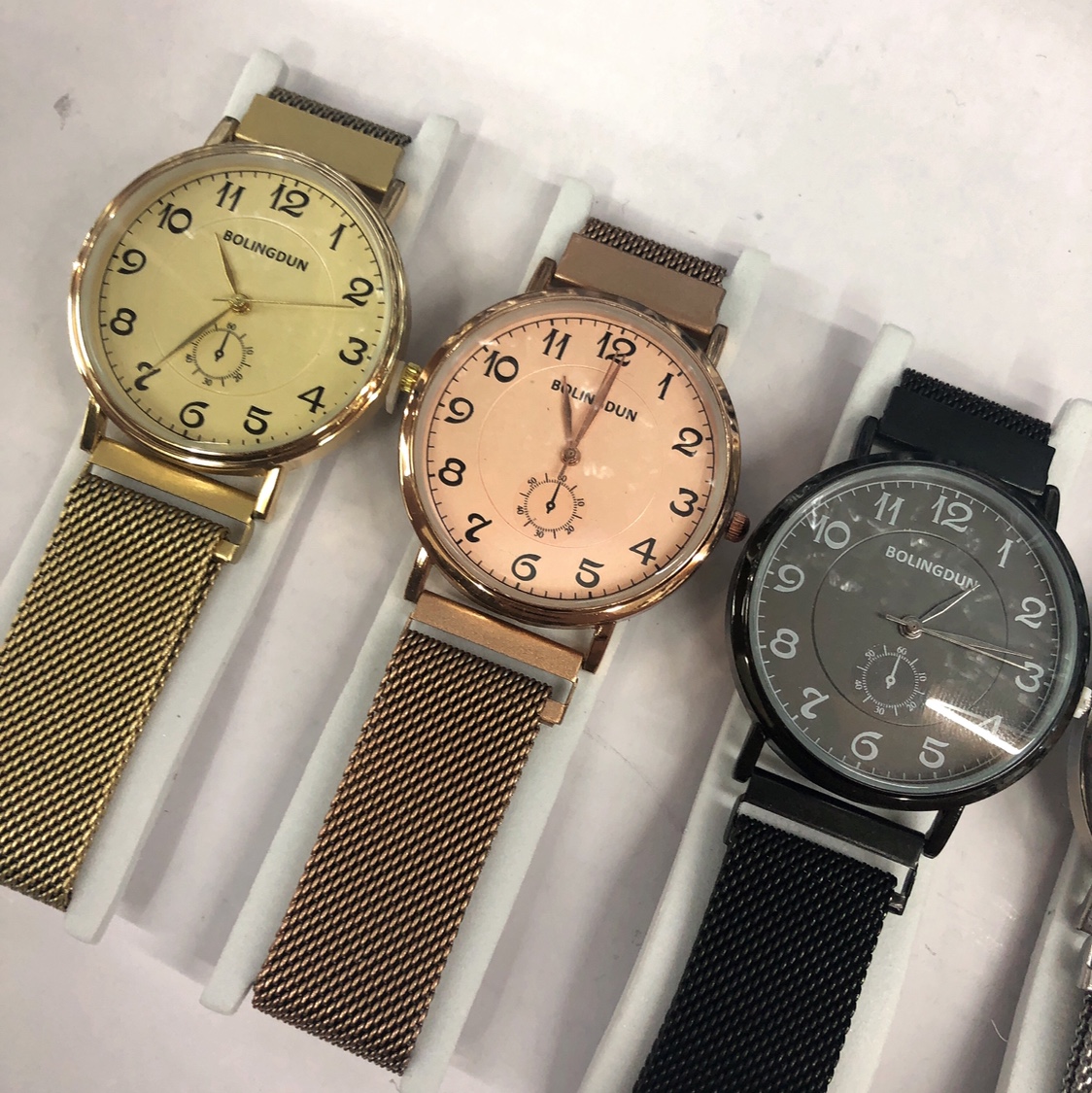 男士手表 时尚 潮流 简约石英表生活防水米兰带7细节图