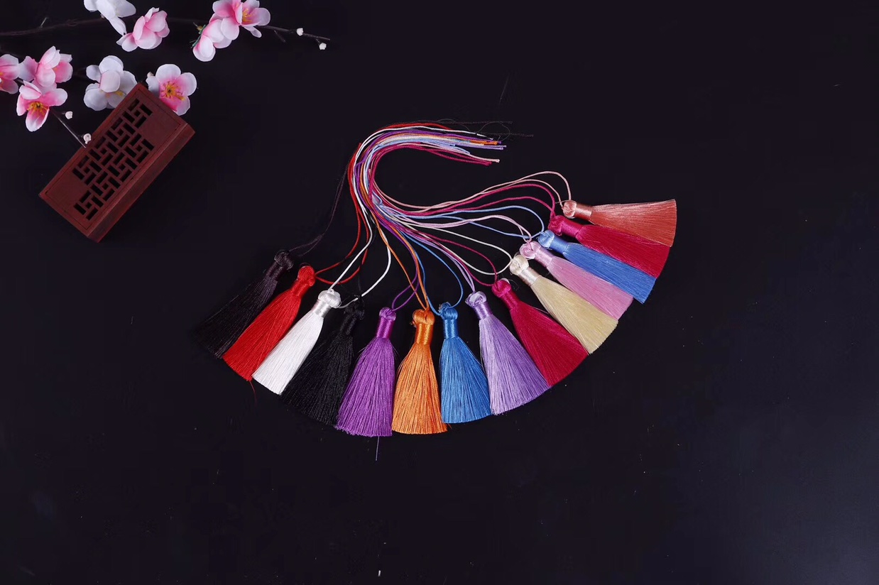 掉头流苏8公分长度