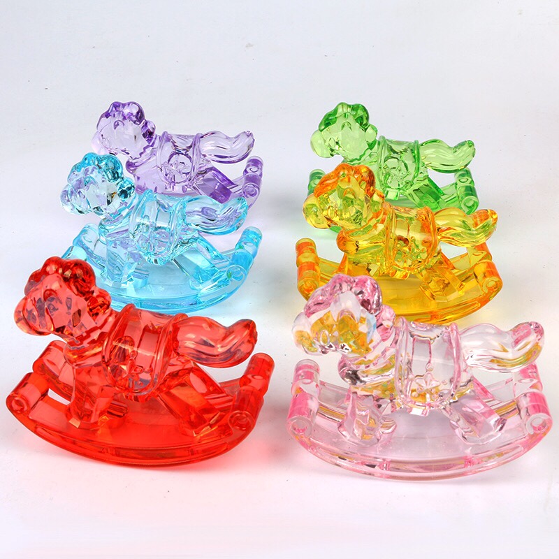 Factory direct selling Trojan horse car 68*86mm crystal toys