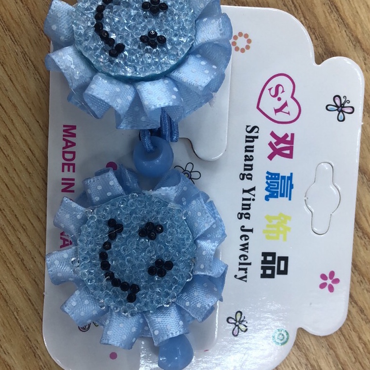 Dot cloth sticking diamond smiley face