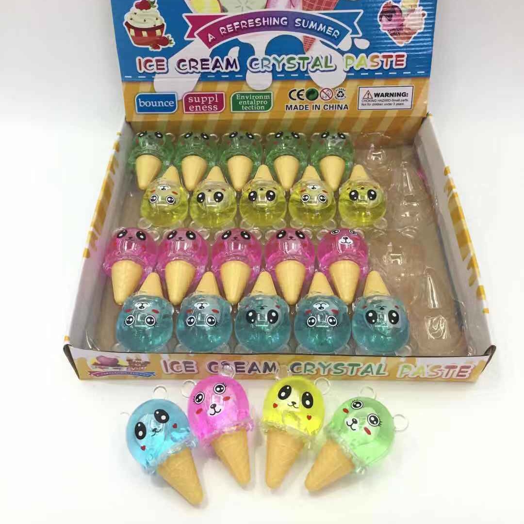 熊头冰淇淋金粉泥