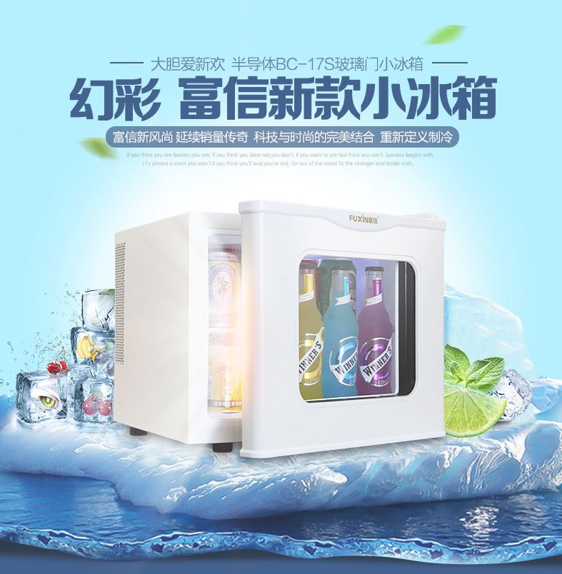 小冰箱家用迷你单门冷藏展示箱留样柜（白色）详情图4