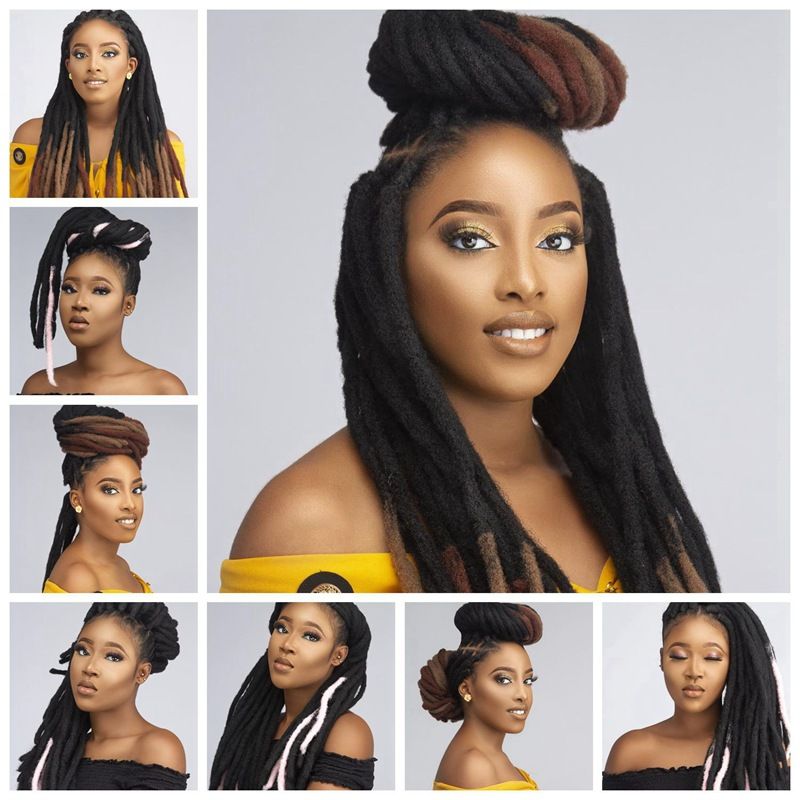 毛头脏辫双色毛头脏辫2020新款时尚潮流脏辫