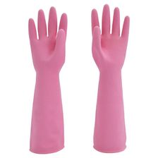 邓氏喷绒乳胶防水防滑吸汗手套耐磨耐用清洁防护橡胶手套