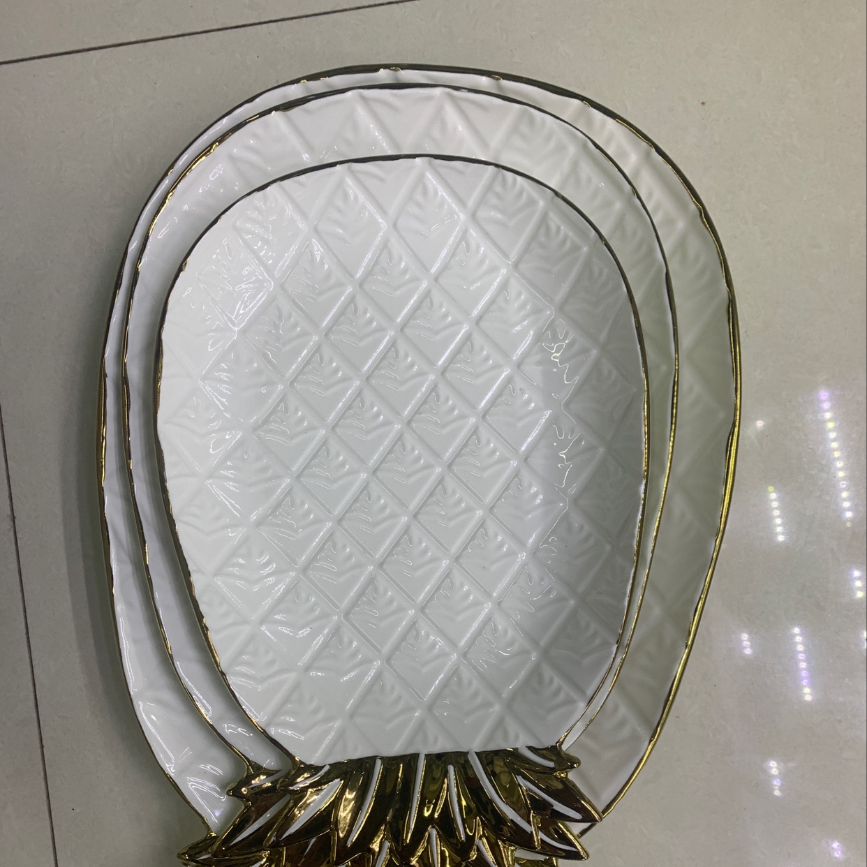 金属仿古铁盘/12寸垫盘/托盤/欧式圆形托盘/沽卡产品图