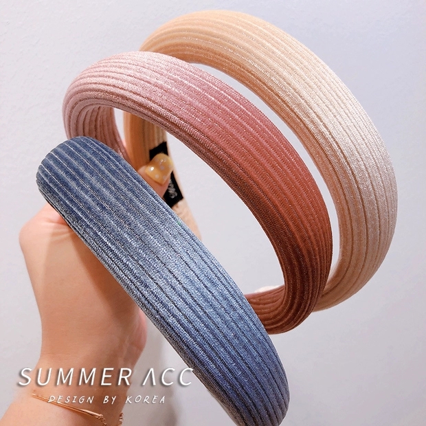 时尚发箍网红发箍头饰发饰潮流时尚百搭皮海绵高明饰品47