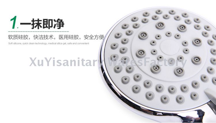 Super pressurized showerhead, super pressurized water-saving high-end electroplated handheld showerhead detail image 6