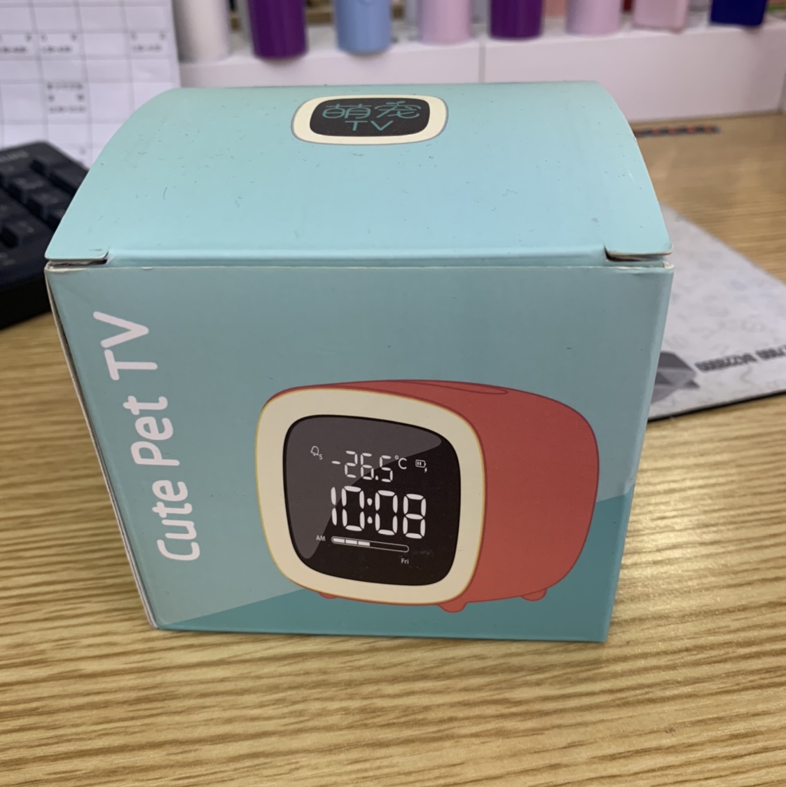 Cute Pet Tv Alarm Clock Multi-Functional Smart Alarm Clock Creative Smart Clock Silent Bedside Night Light Electronic Primary And Secondary School Music Alarm Watch Application Scenario