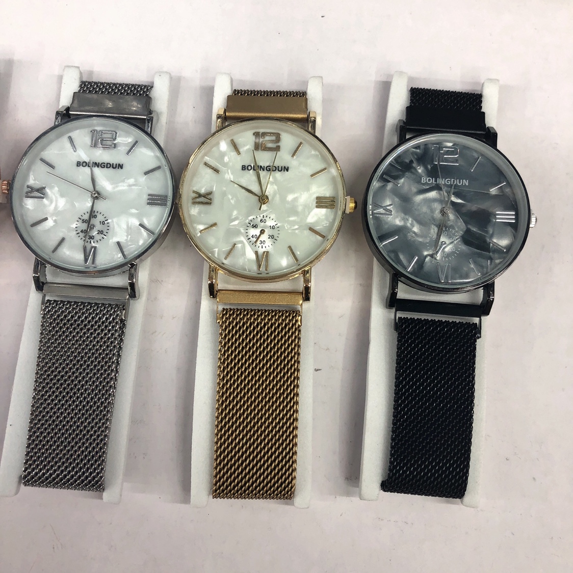 男士手表 时尚 潮流 简约石英表生活防水米兰带9细节图