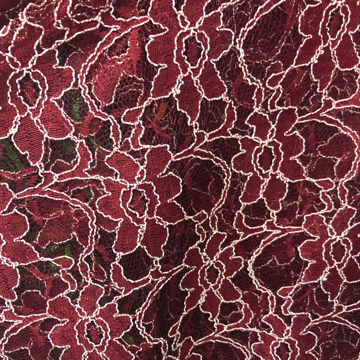 Lace fabric can be used to make headwear and clothes. We offer better prices for orders based on samples