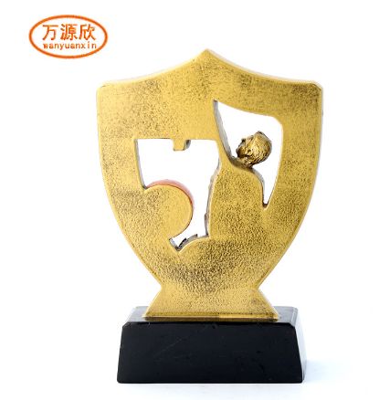 Wanyuanxin's new basketball sports trophies, basketball award trophies, school competition prizes, resin handicrafts Specification drawing