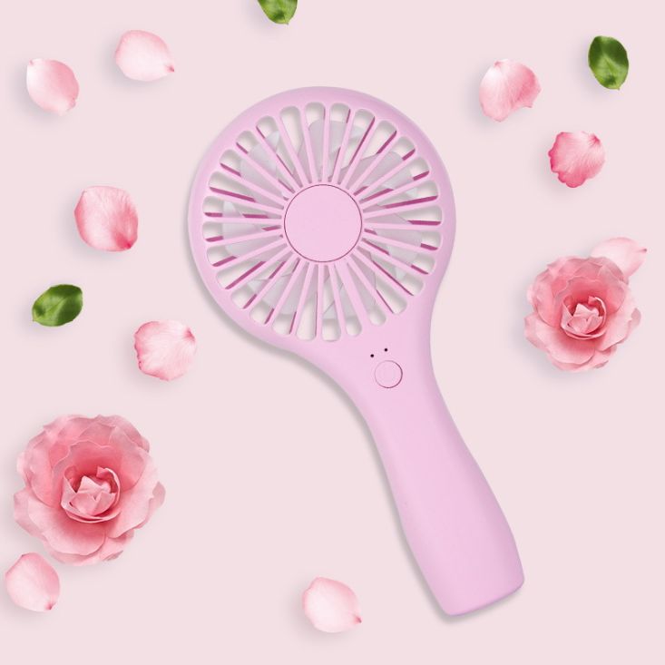 Lollipop handheld ultra-thin fan compact portable mini fan silent night light charging USB fan Application Scenario