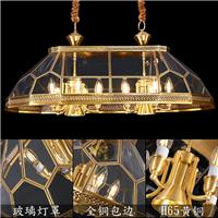 Ancient European-style all-copper chandelier, luxurious ceiling-mounted fixed chandelier, European-style lamp series detail image 5