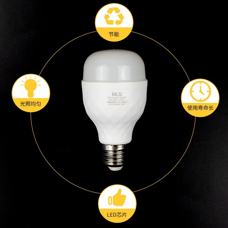 LED球泡灯实物图