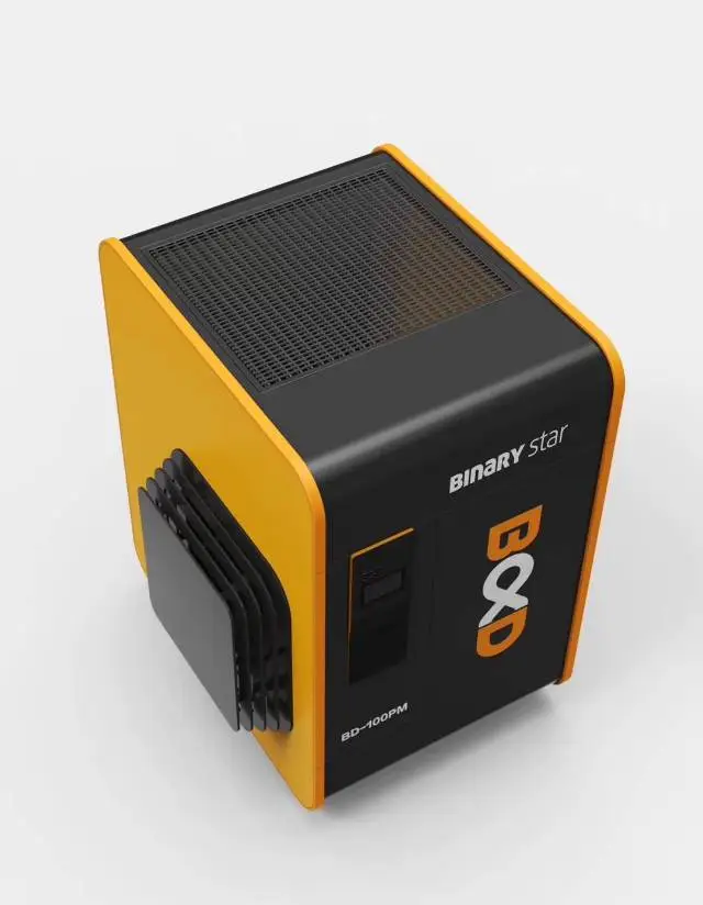 Baode Silent Intelligent Permanent Magnet variable frequency Screw Air Compressor BD-100PM detail image 2
