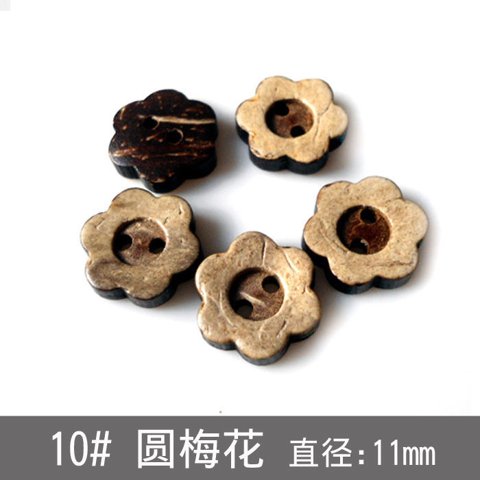 Wooden buttons Wooden buttons Wooden buttons Kindergarten children handmade buttons coconut buttons