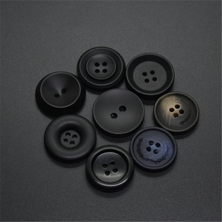 Black Button QQ son versatile clothes suit buttons big buttons small buttons big buttons round buttons coat buttons thumbnail