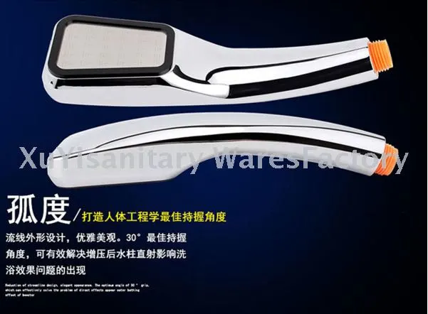 300-hole super pressurized showerhead, square handheld showerhead, pressurized showerhead detail image 5