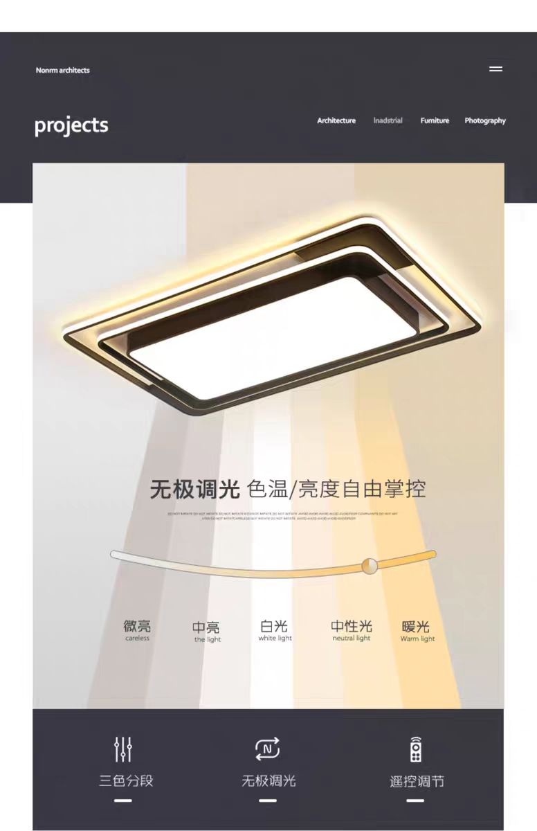 新中式吊灯铜大灯客厅灯现代餐厅吸顶灯现代简约家用家电美观柔光详情图3
