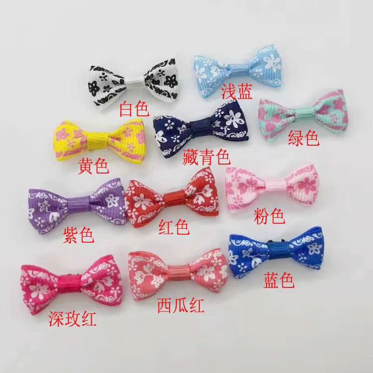 1.5厘米宽3厘米单包腰印花蝴蝶结细节图