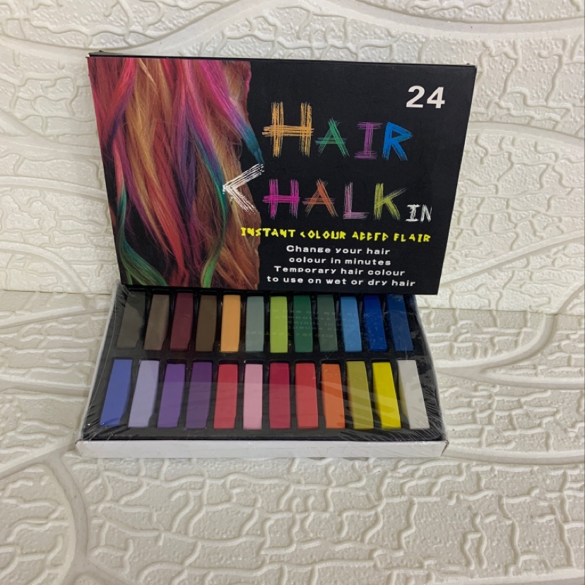 24 color hair dye stick, hair dye pen, disposable hair clip, disposable hair dye pen thumbnail