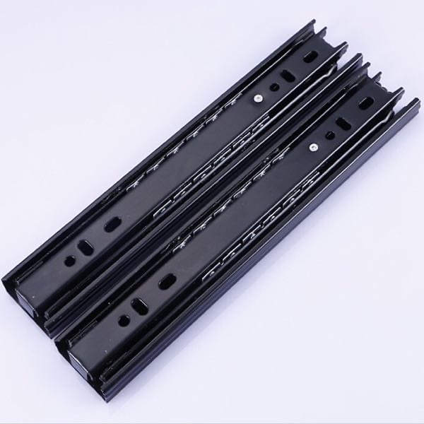 Three-section ball drawer slide
