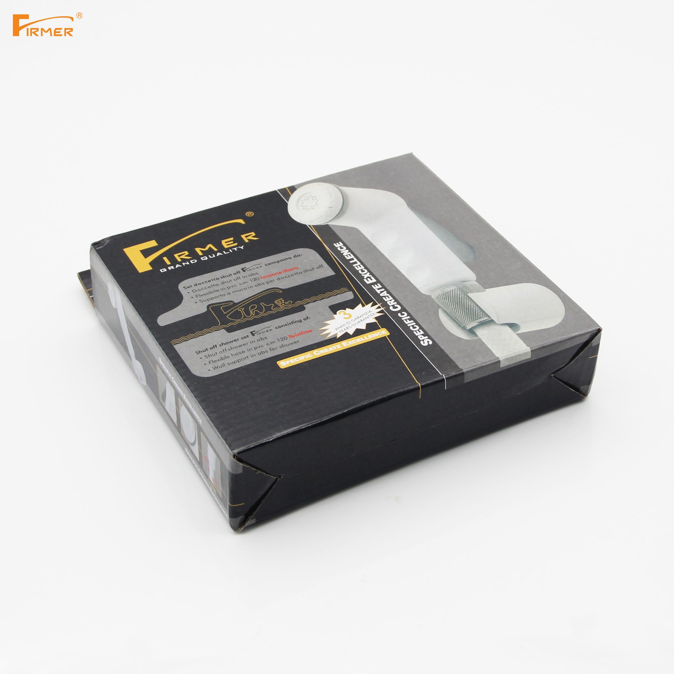 伊凌诺FIRMER 马桶喷枪伴侣卫生间冲洗器妇洗水枪增压喷头水龙头白底实物图