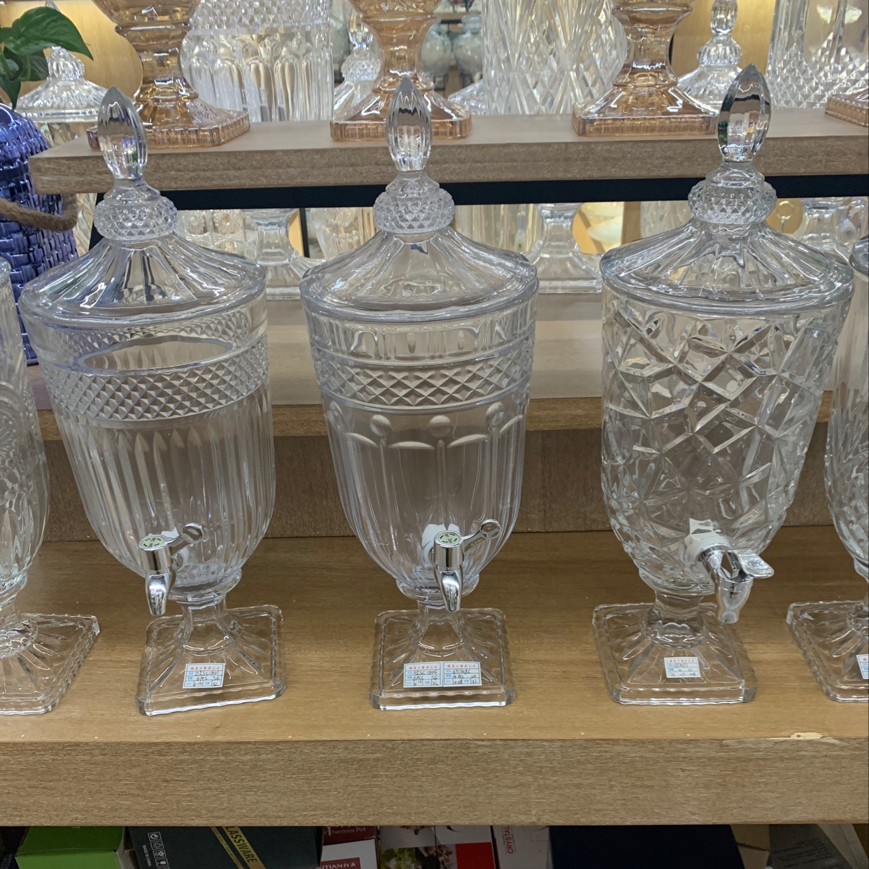 European glass with tap beverage bottle 1804 thumbnail