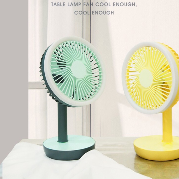 6-inch contrasting color ribbon desk lamp fan multi-functional small fan undefined