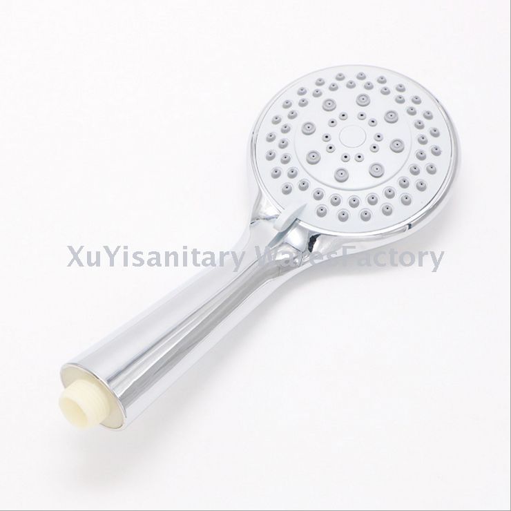 Super pressurized showerhead, super pressurized water-saving high-end electroplated handheld showerhead details Picture
