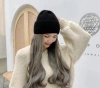 Custom-made and wholesale of detachable woolen cap wigs, matte high-temperature silk wig pieces Specification image