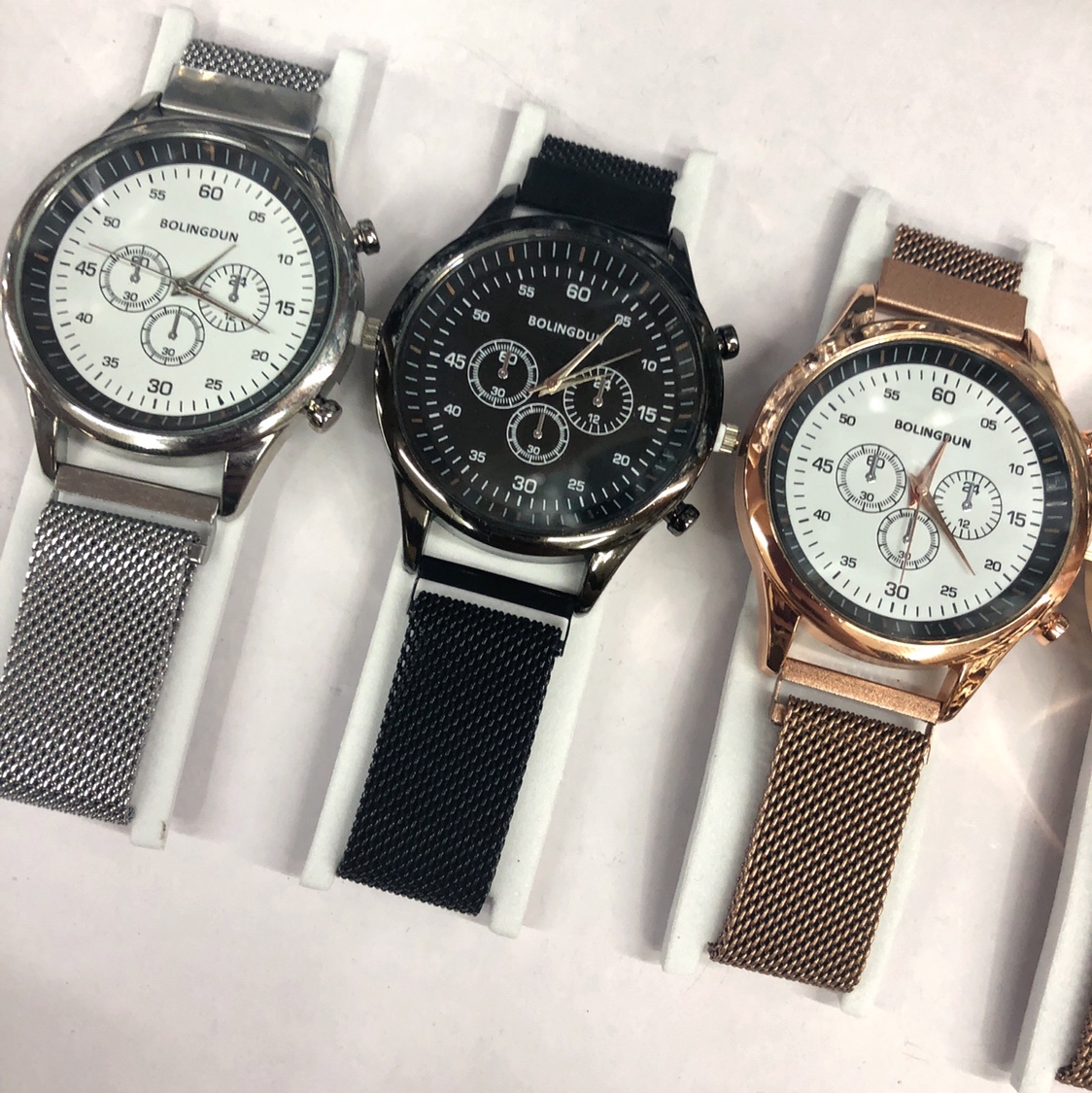 男士手表 时尚 潮流 简约石英表生活防水米兰带10产品图