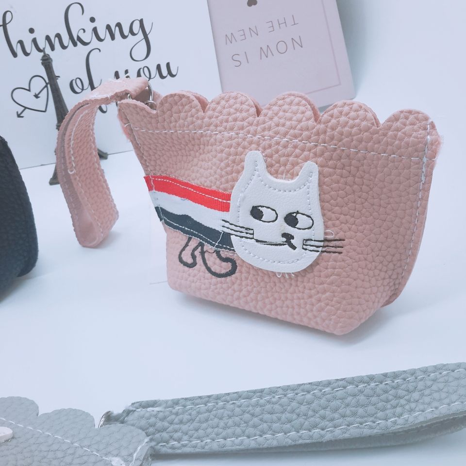 New creative Cat purse cartoon purse female zipper purse bag customization wholesale 2199 details Picture