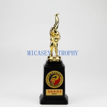 Plastic sports trophy