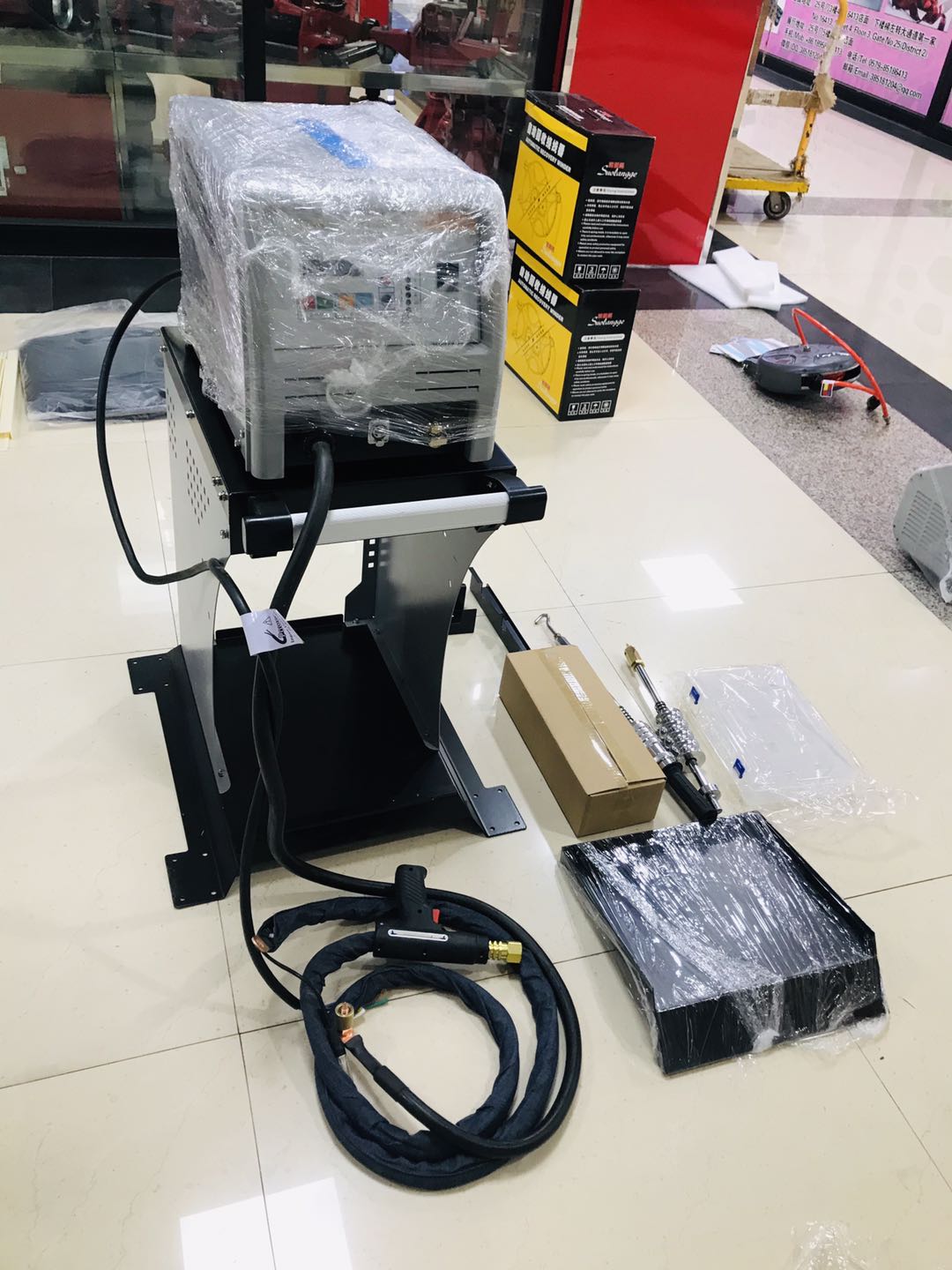 Automobile bodywork repair and shaping machine, shape repair machine, meshing machine, automobile dent repair machine SGY-10 detail image 4